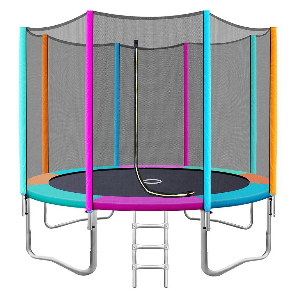 10FT UV-Resistant Trampoline w/ Ladder & Safety Net - Everfit