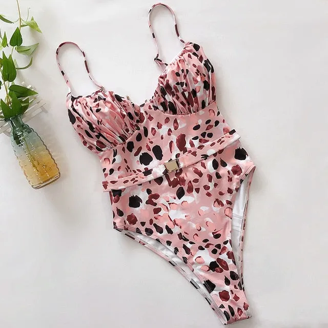 2021 Swimming Suit One Piece Swimsuit Women's Swimwear Sizes S - L