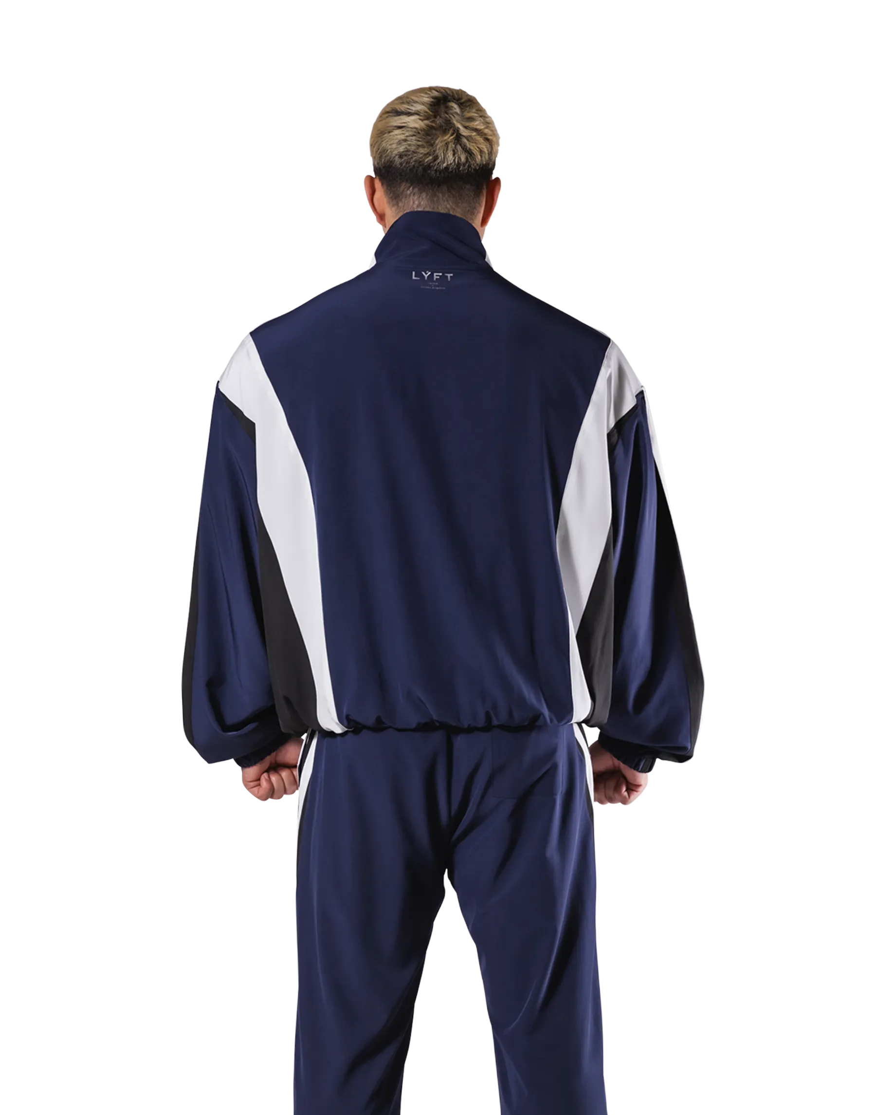 2Line Oversize Track Jacket - Navy