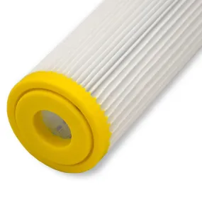 40" x 2-3/4" Flow-Max Pleated Poly - 50 mic