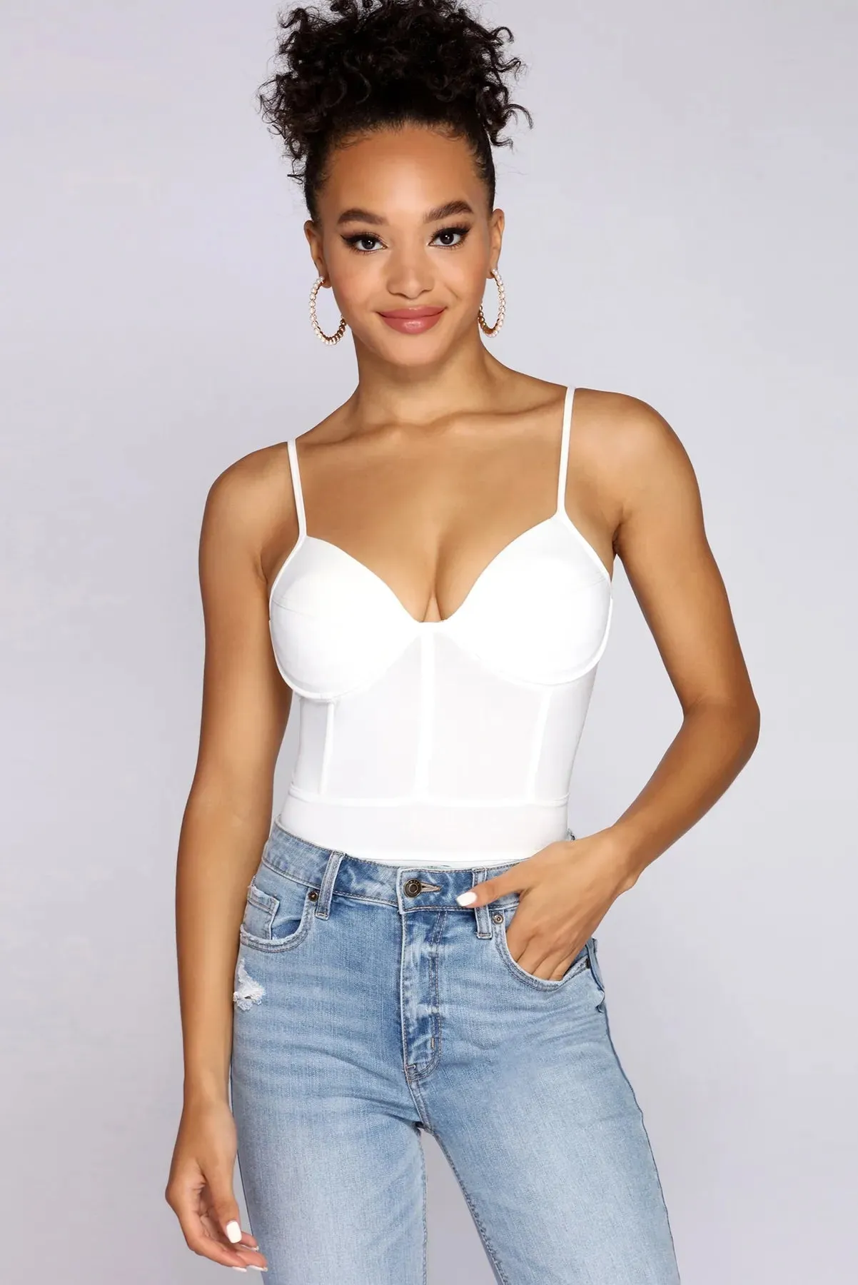 A Little Boost Bustier Bodysuit