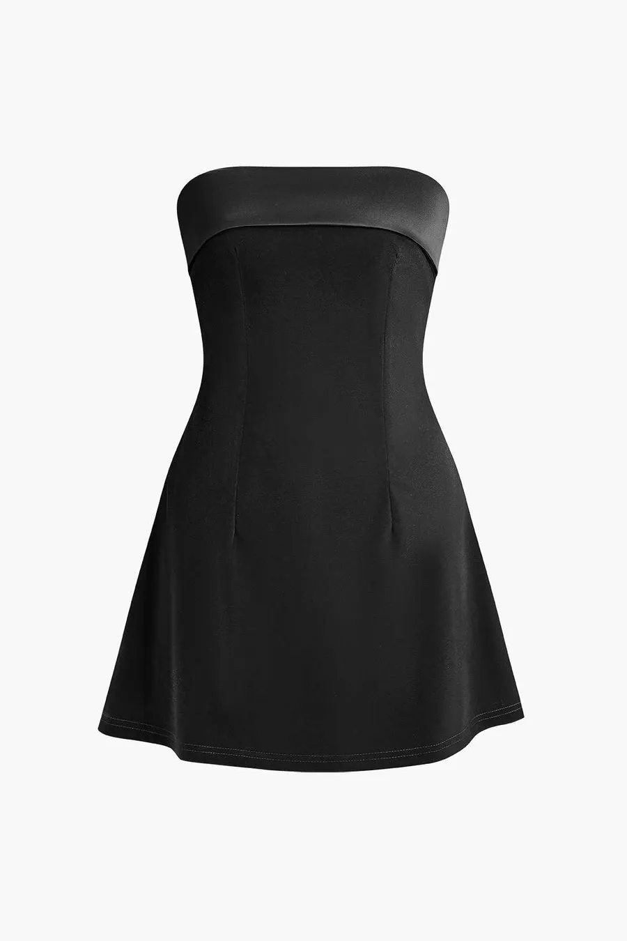 A&A Strapless A-Line Mini Dress