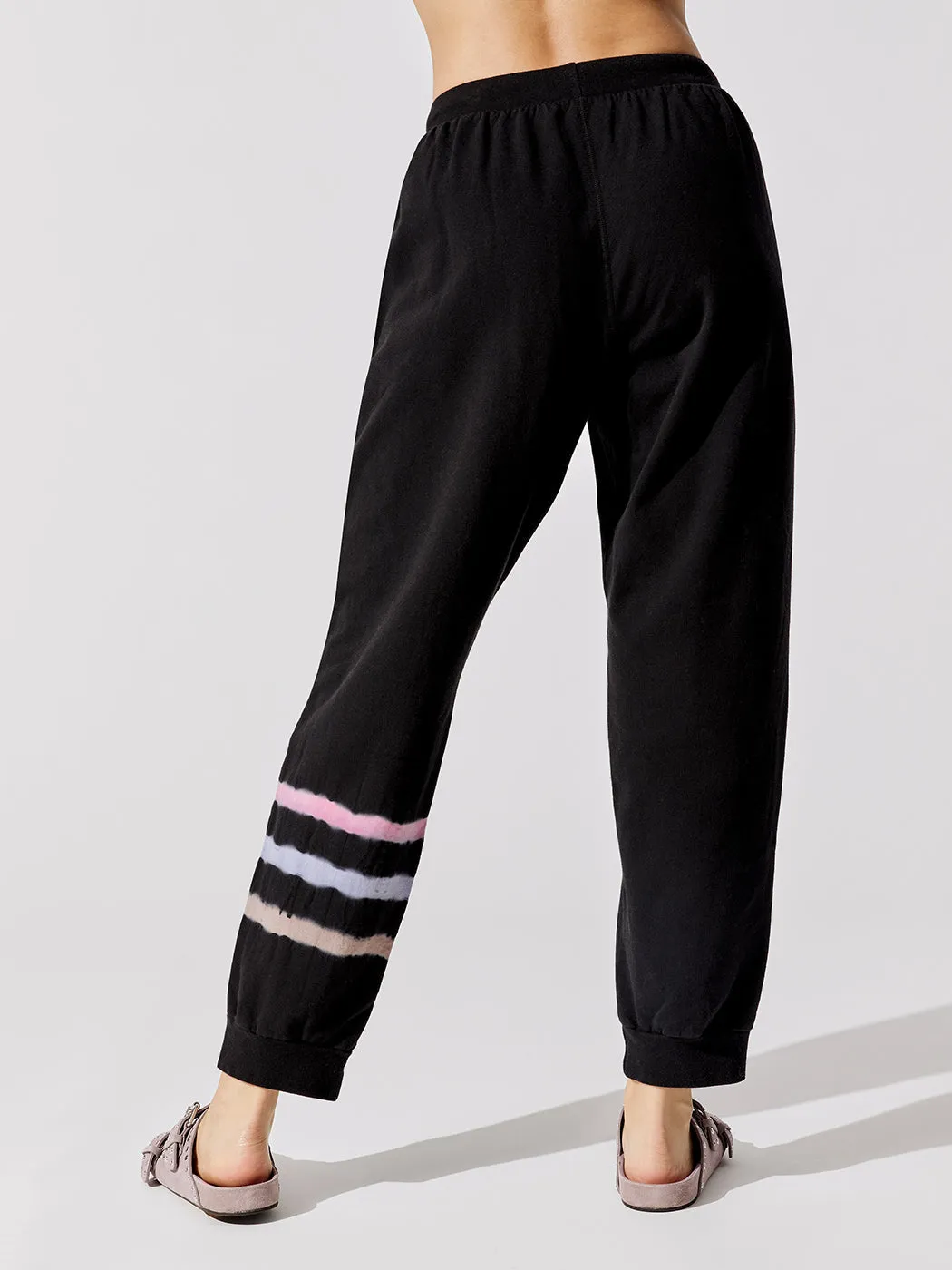 Abbot Kinney Sweatpant - Trance - Onyx-Multi