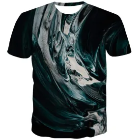 Abstract T-shirt Men Dizziness T-shirts 3d Art Tshirt Printed Harajuku T shirts Funny