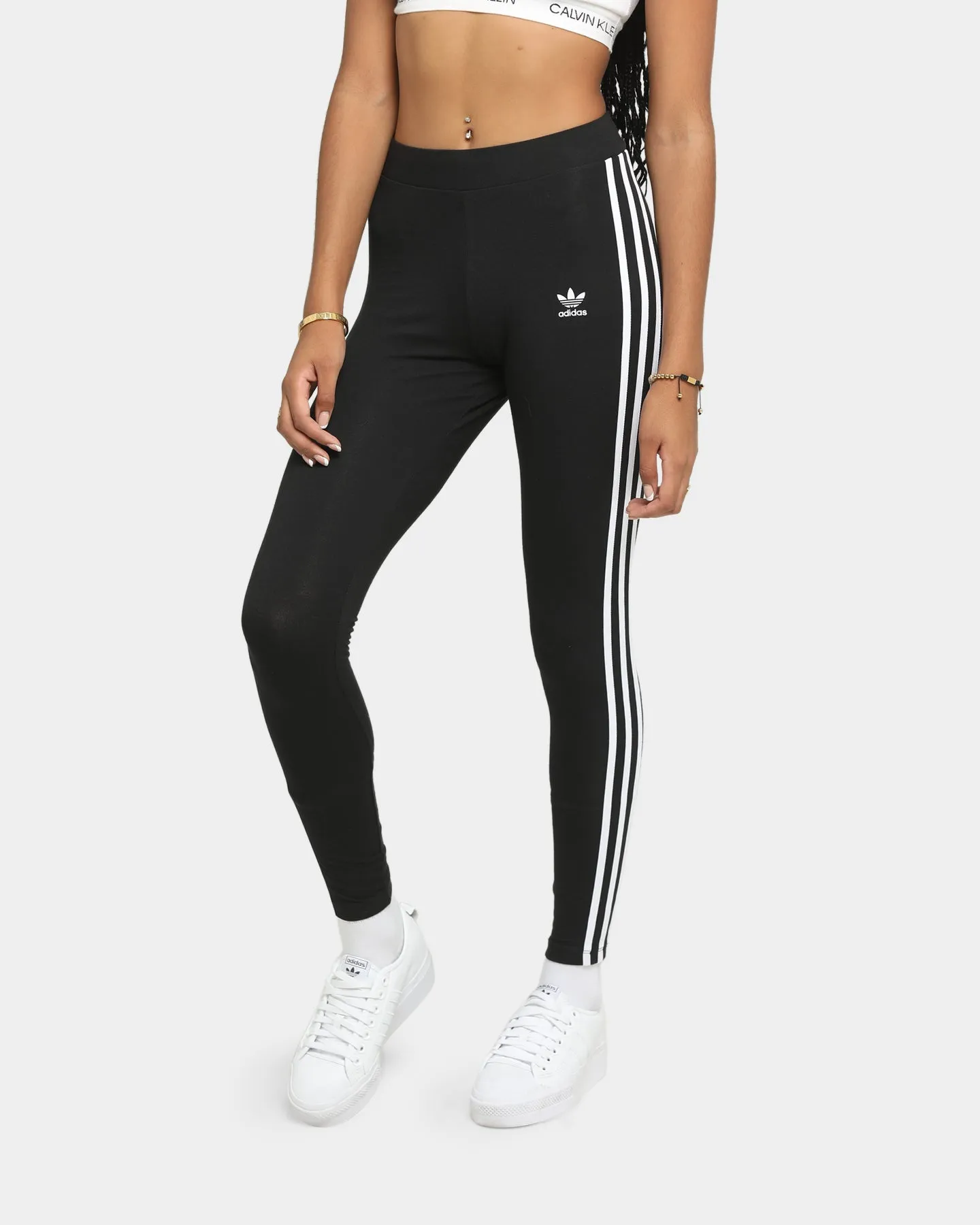 Adidas 3 Stripe Tight Black