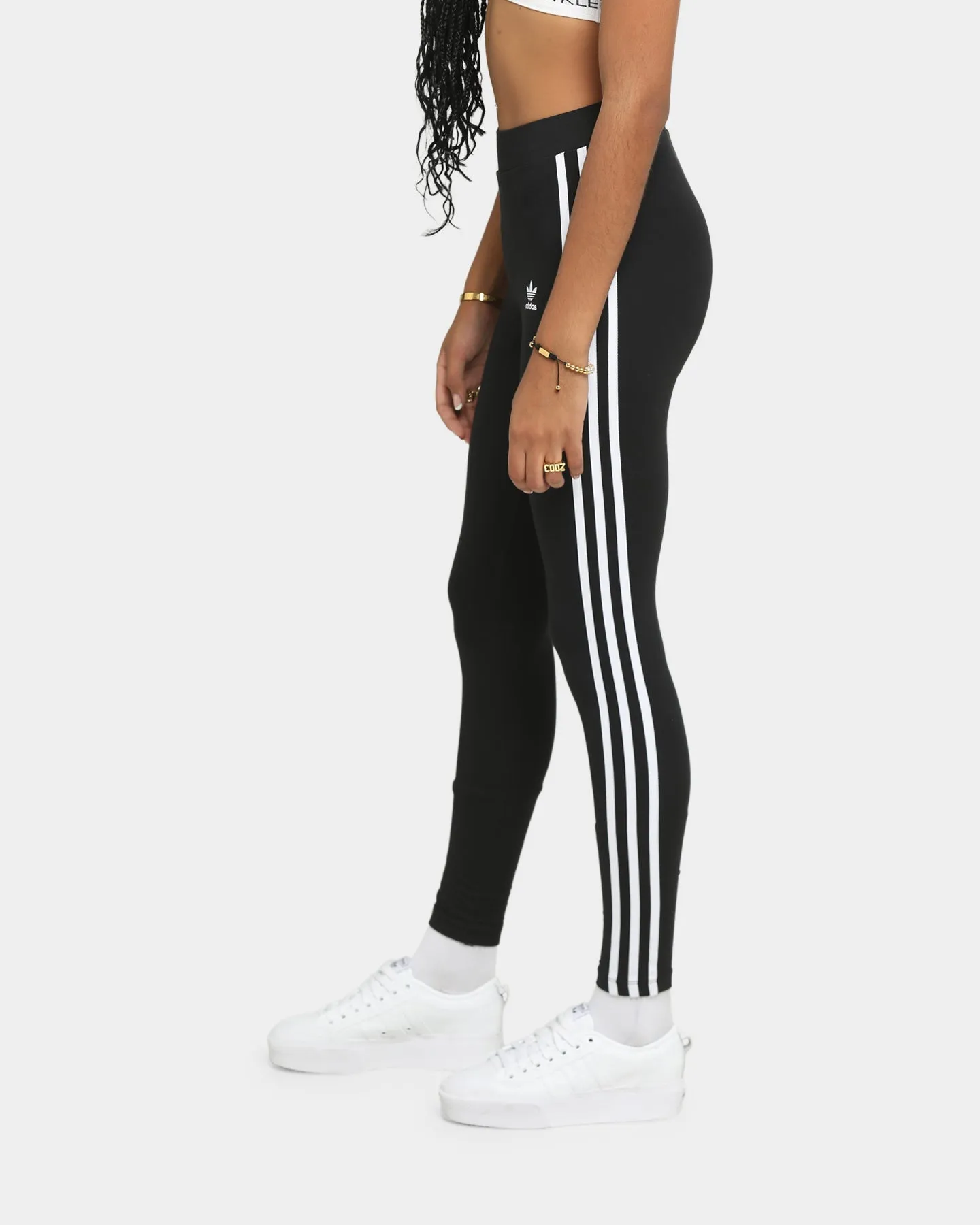 Adidas 3 Stripe Tight Black