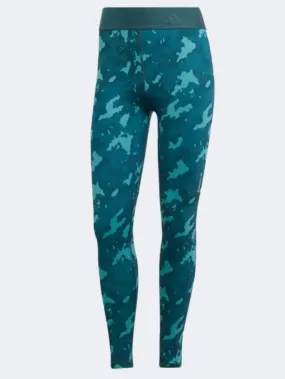 Adidas Camo 7/8 Women Training Tight Arctic Night/Mineral