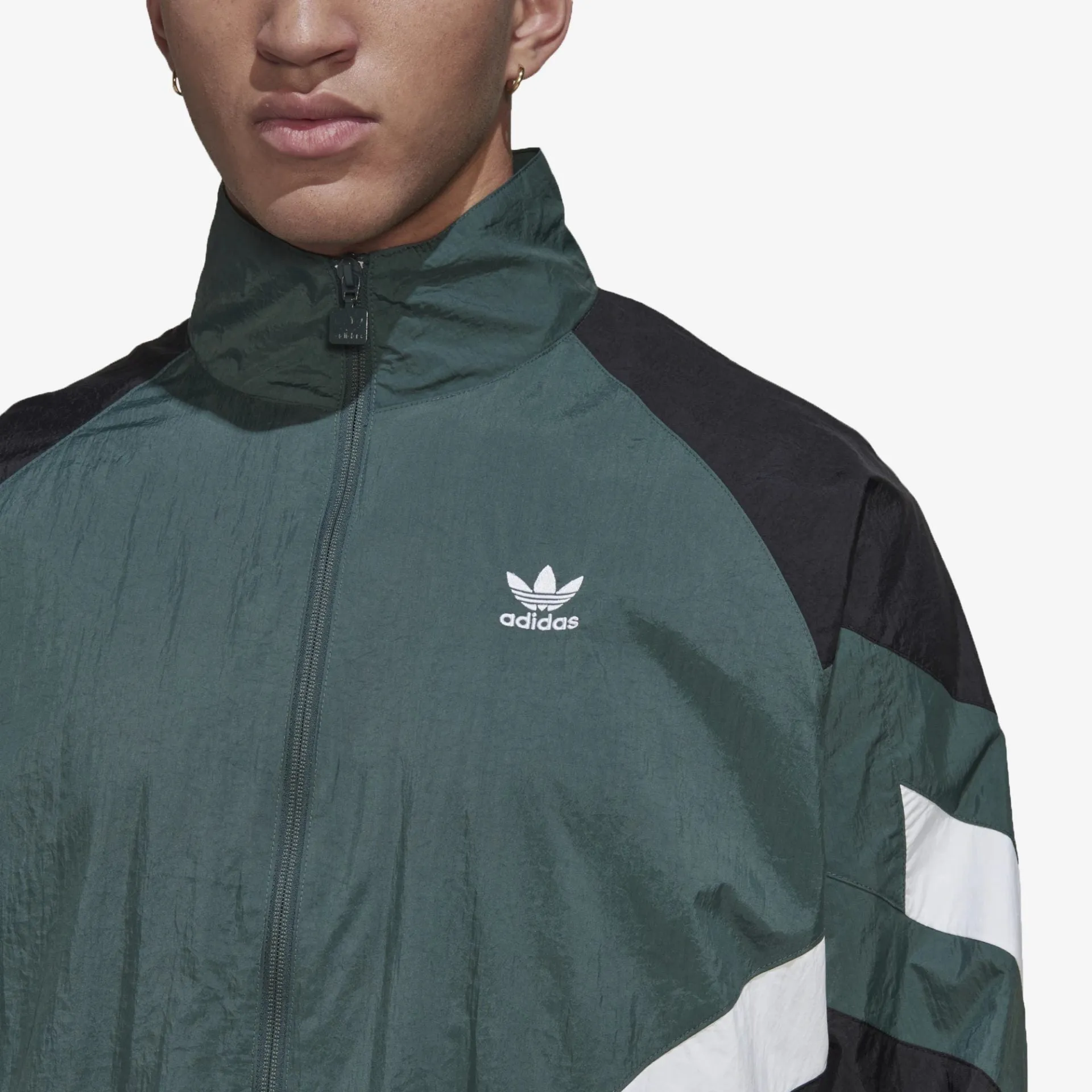 Adidas Originals | REKIVE TRACK JACKET  { MINERAL GREEN