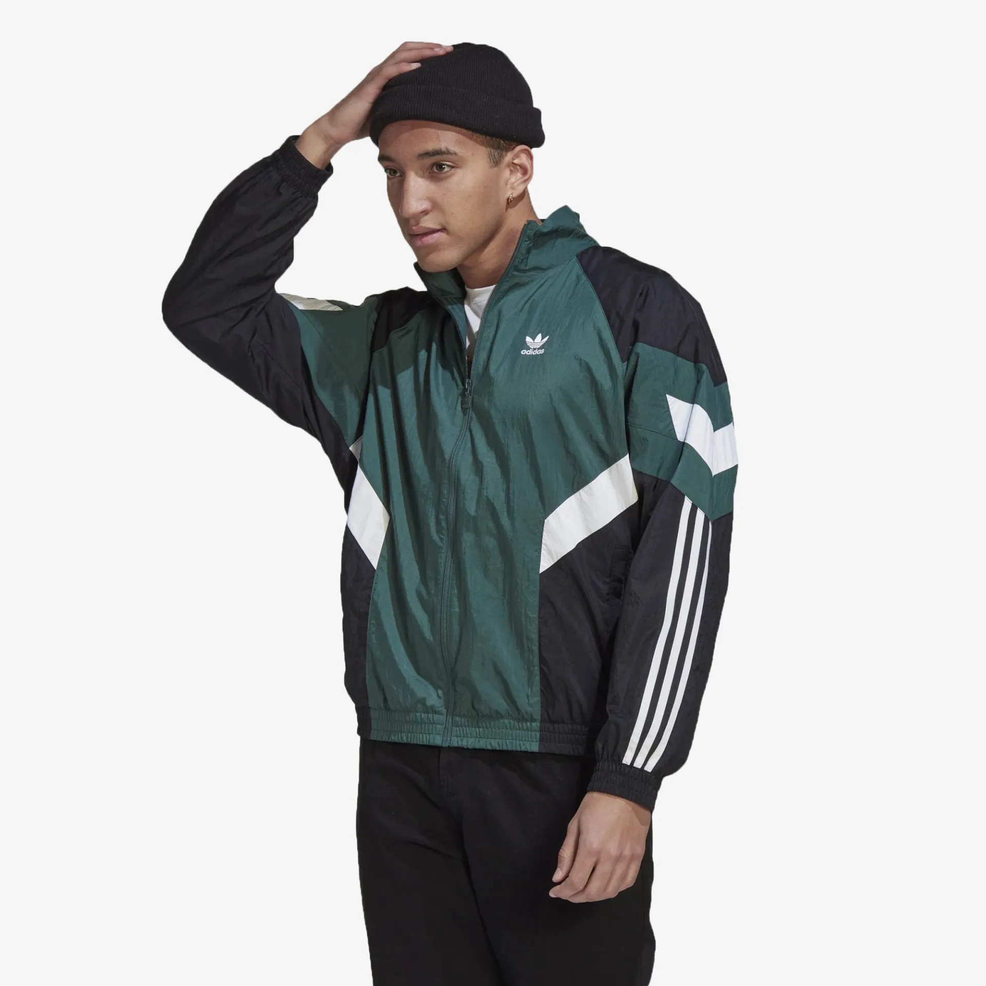 Adidas Originals | REKIVE TRACK JACKET  { MINERAL GREEN