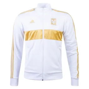 ADIDAS TIGRES 3 STRIPES TRACK JACKET-WHITE/GOLD