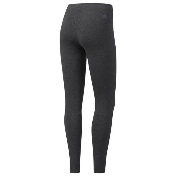 adidas Women's Essentials Linear Tight Dark Grey/Silver Metalic