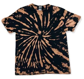 Adult Bleach Dye Short Sleeve Shirt