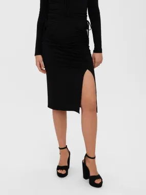 Alberta High Waist Skirt - Black