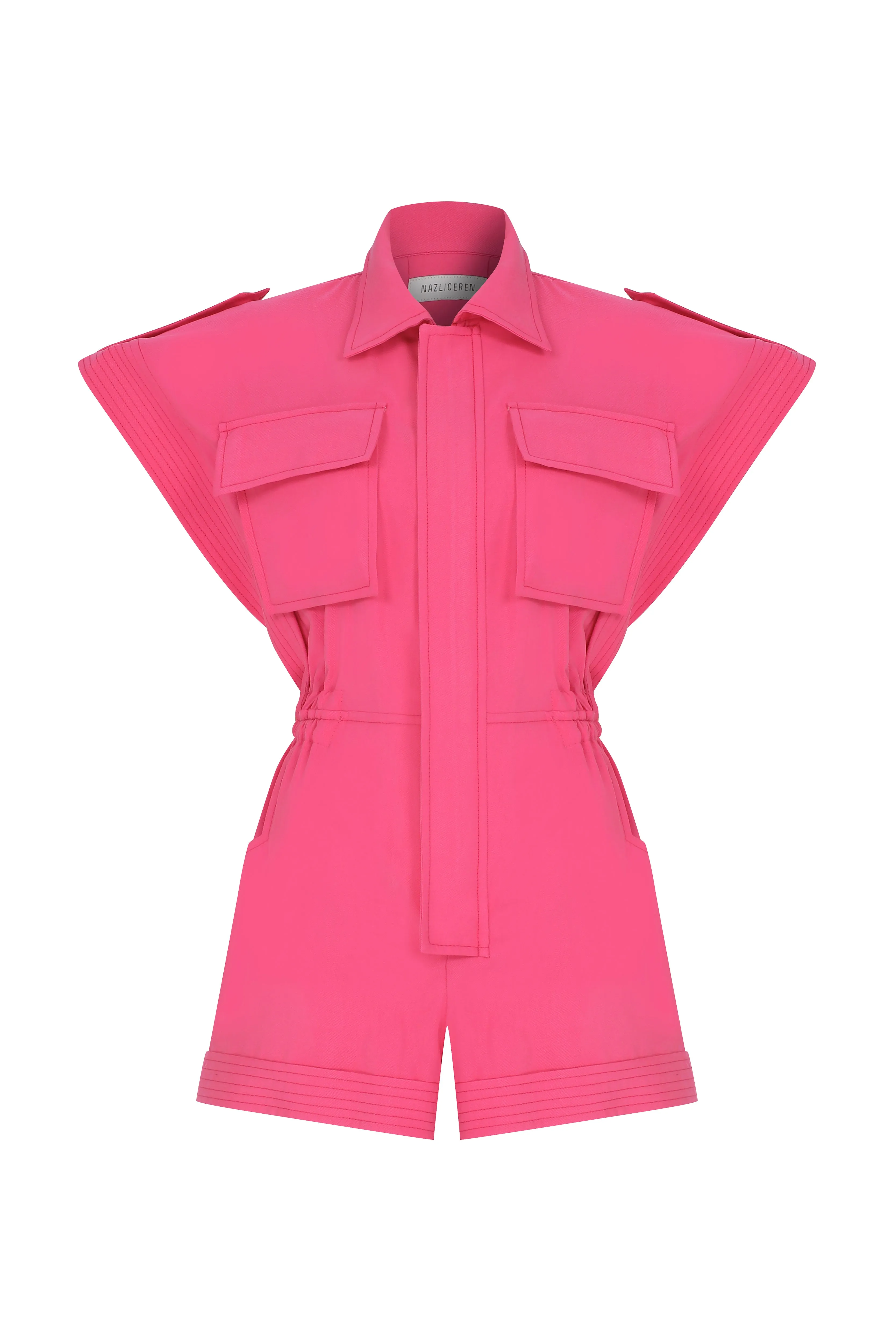 Aleiada Playsuit in Virtual Pink