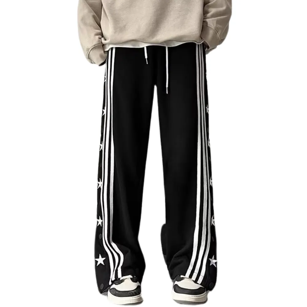 American Button Star Straight-Leg Sweatpants