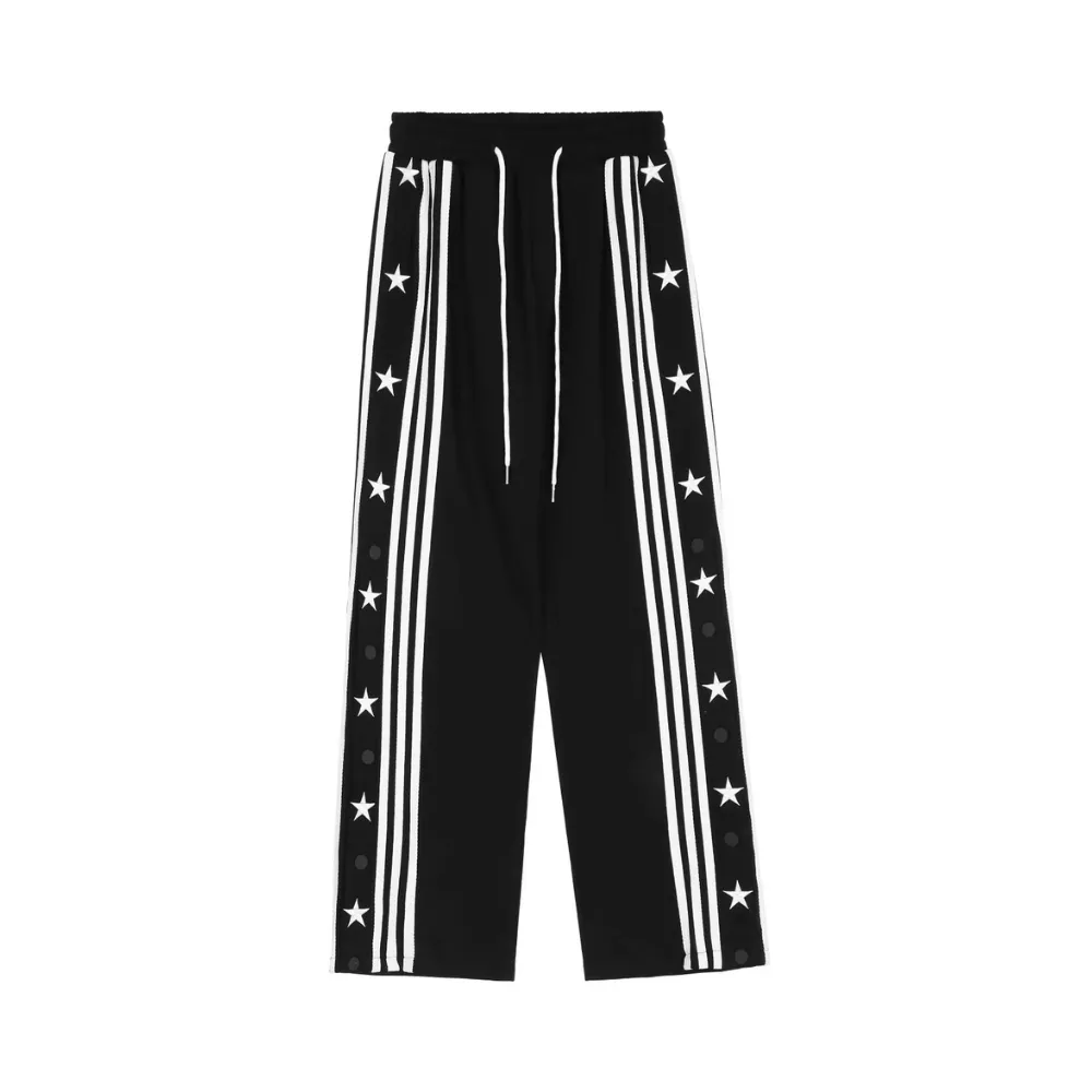 American Button Star Straight-Leg Sweatpants