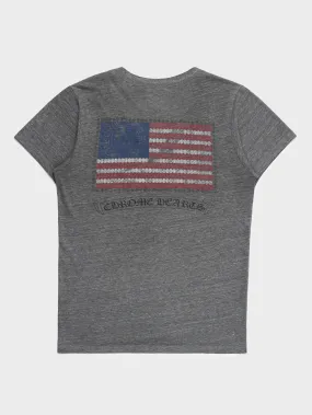 American Flag V Neck Shirt