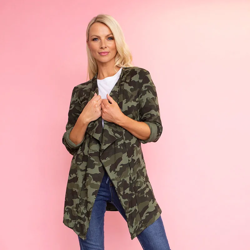 Amy Stretch Blazer (Camo)