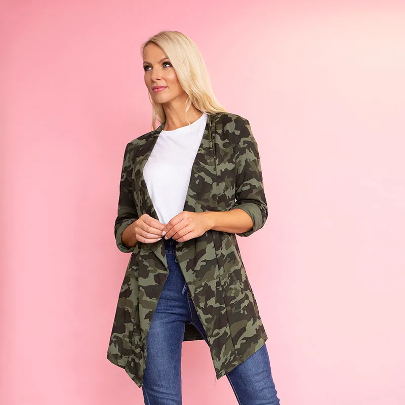 Amy Stretch Blazer (Camo)