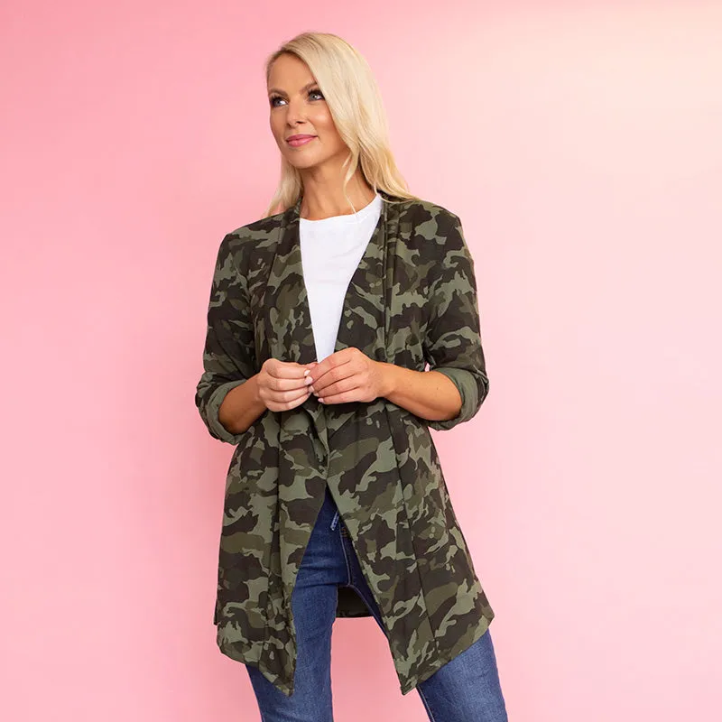 Amy Stretch Blazer (Camo)