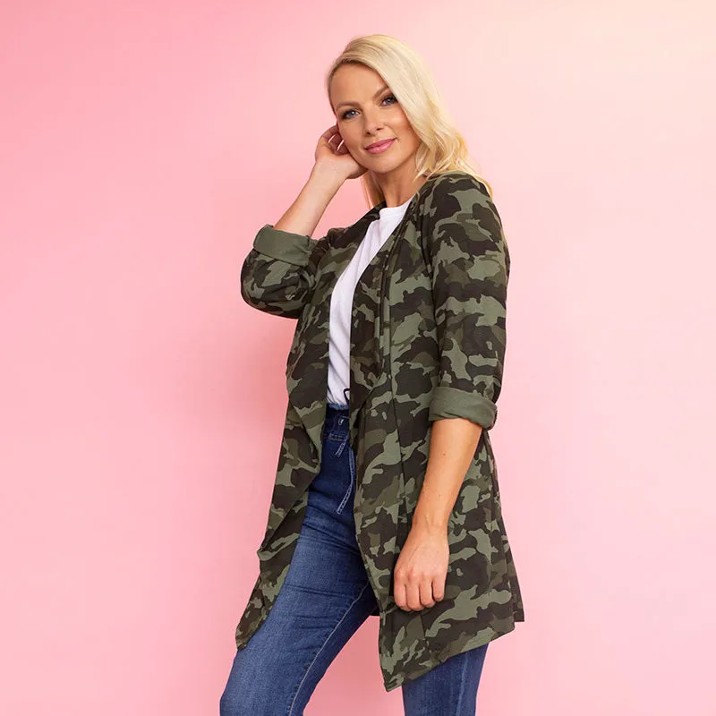 Amy Stretch Blazer (Camo)