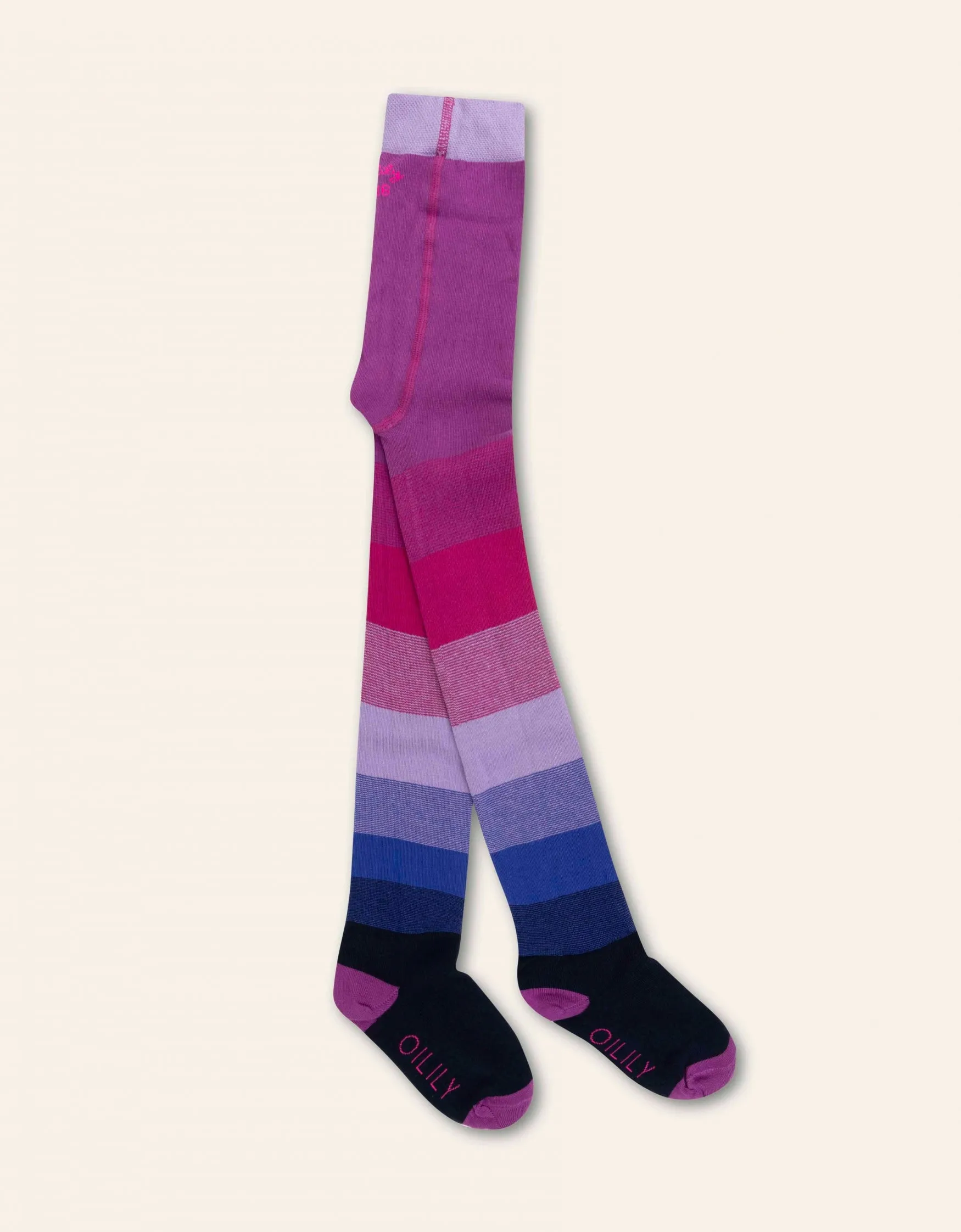 AW24 Oilily Girls Malegre Purple & Blue Malliot Tights