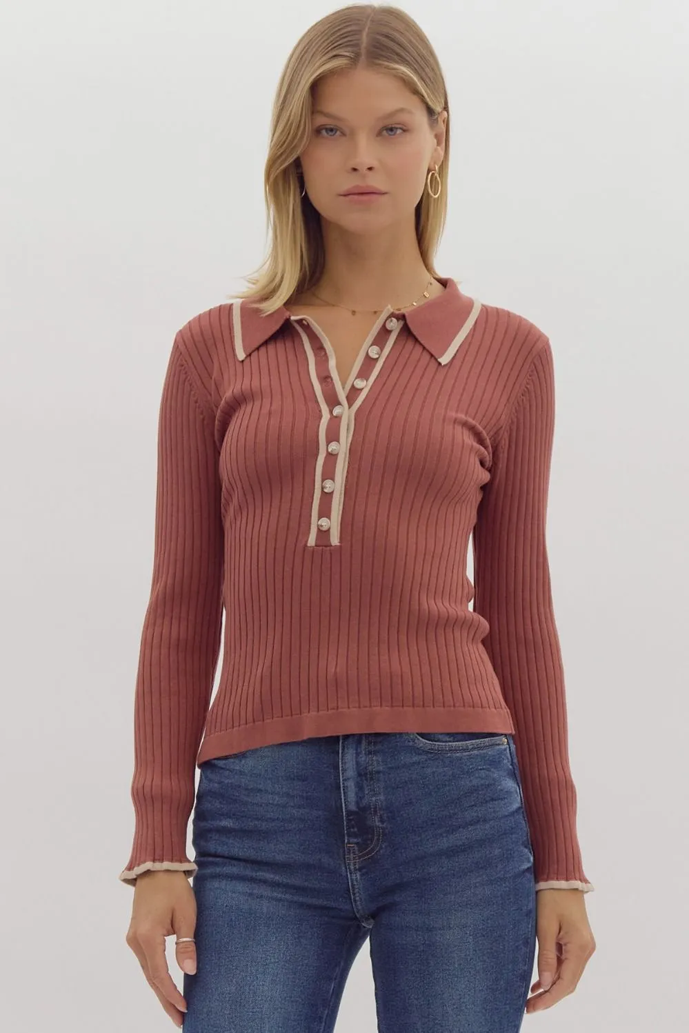 Back Home Ribbed Top