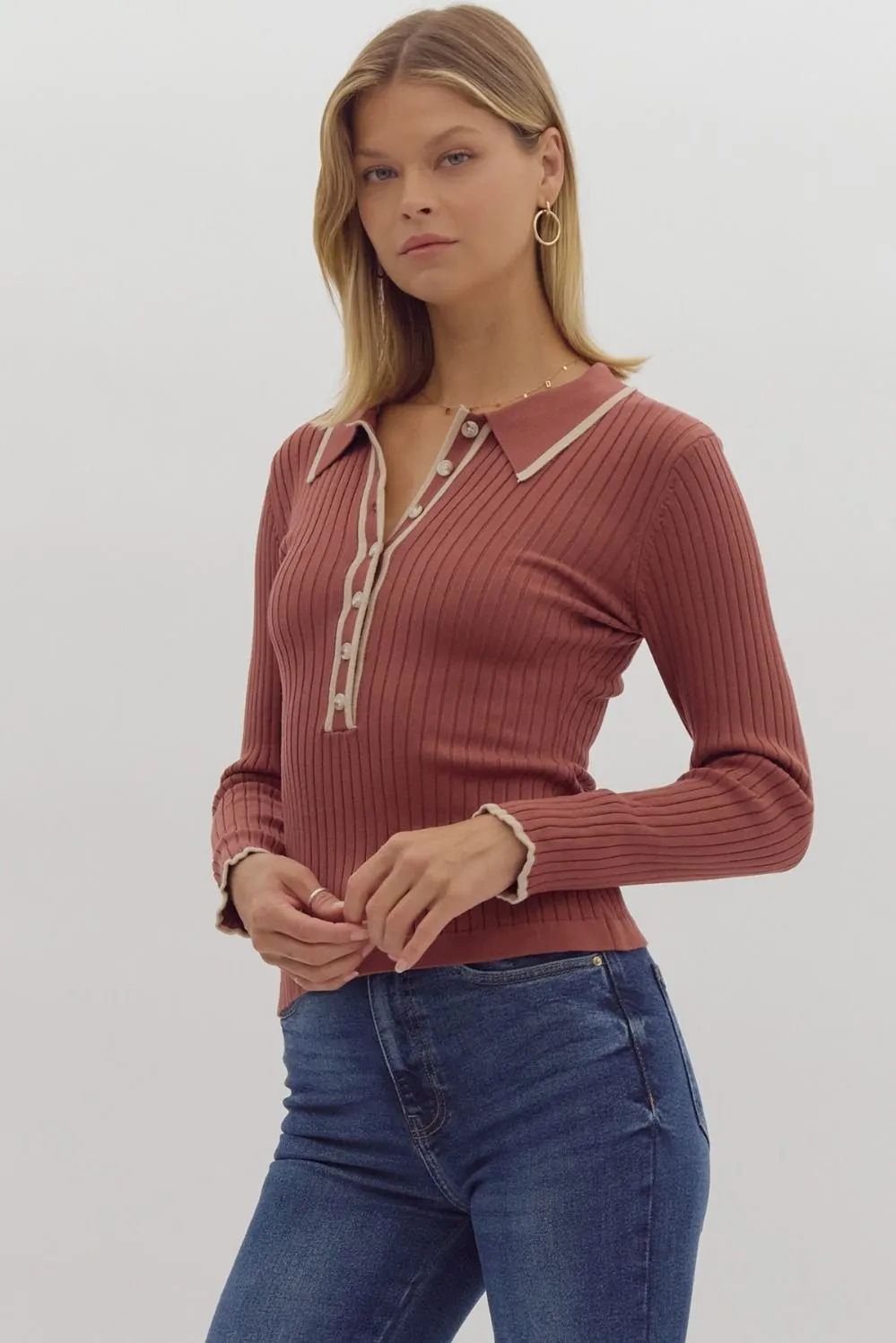 Back Home Ribbed Top