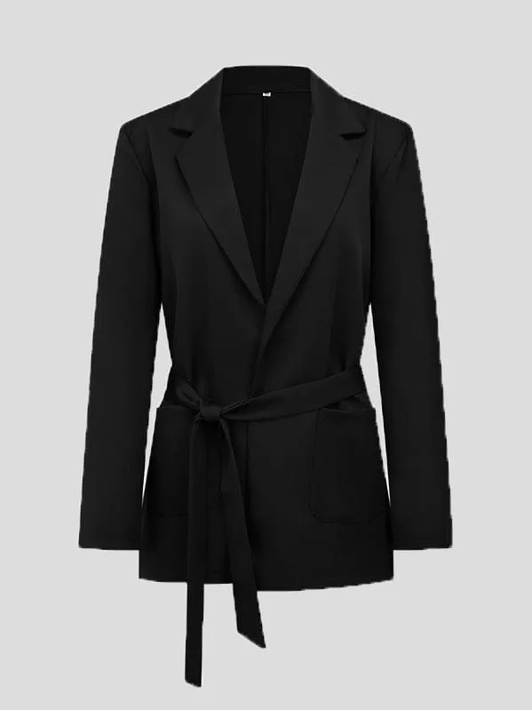 Belted Blazer for Women