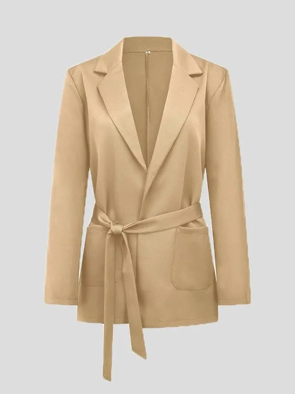 Belted Blazer for Women