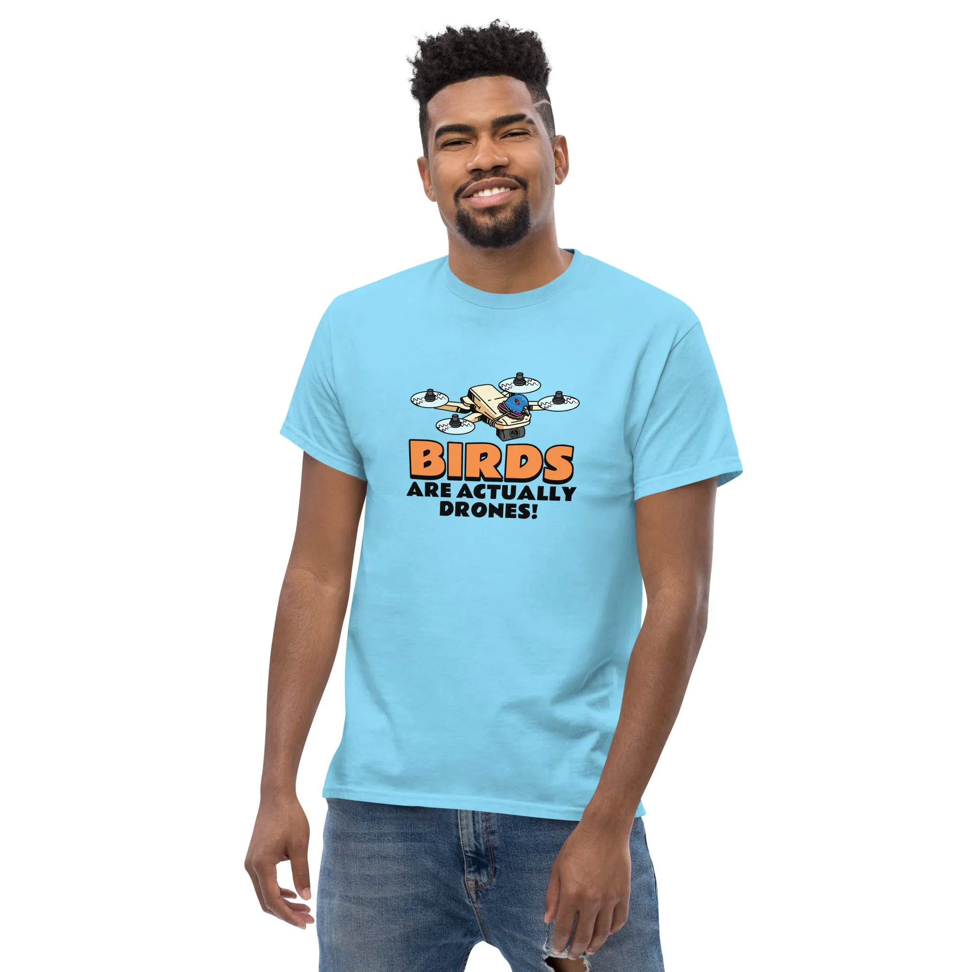 Birds are drones Men's classic tee