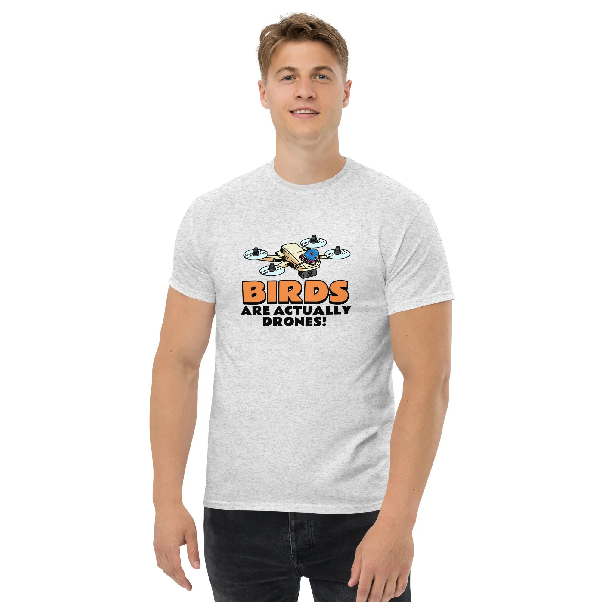 Birds are drones Men's classic tee