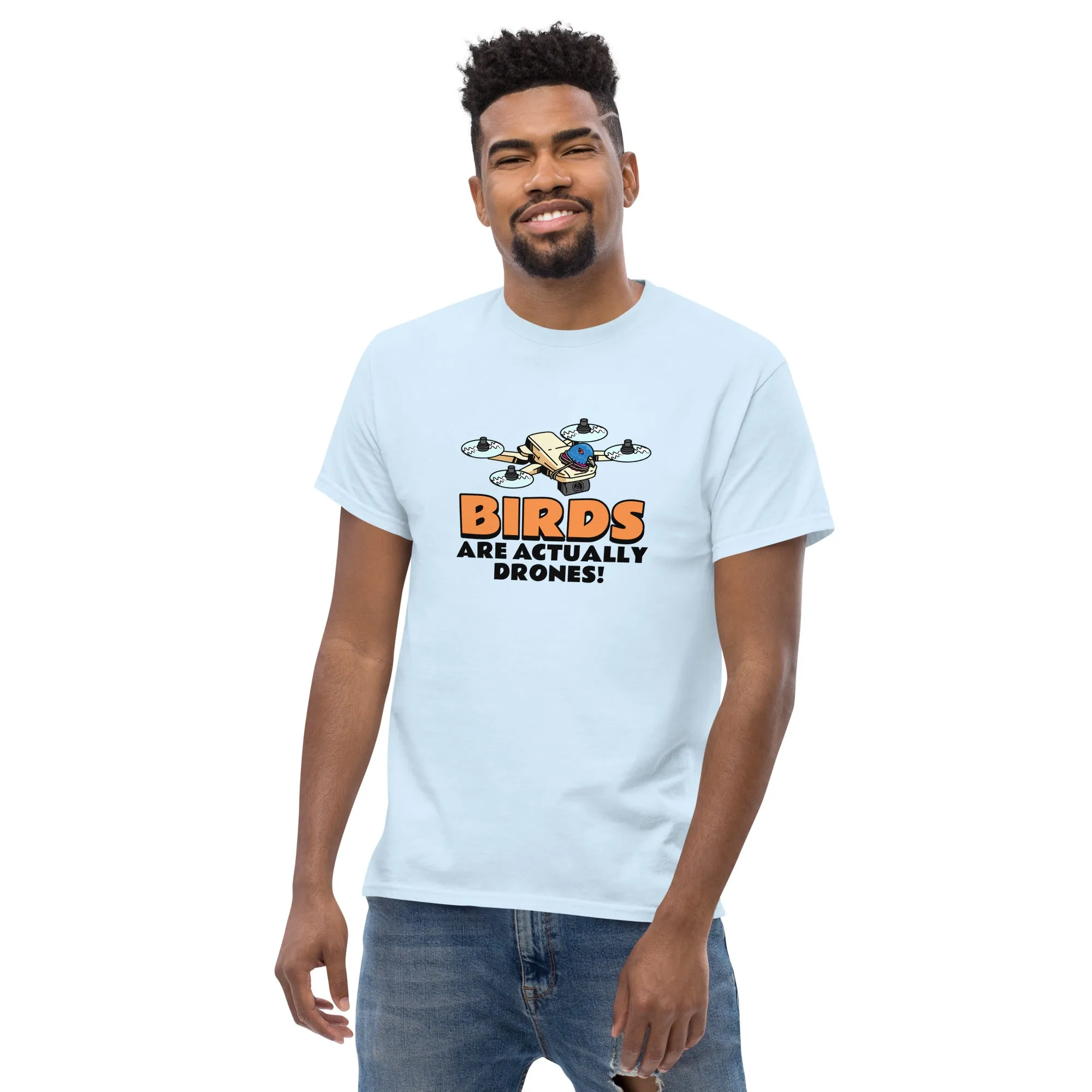 Birds are drones Men's classic tee