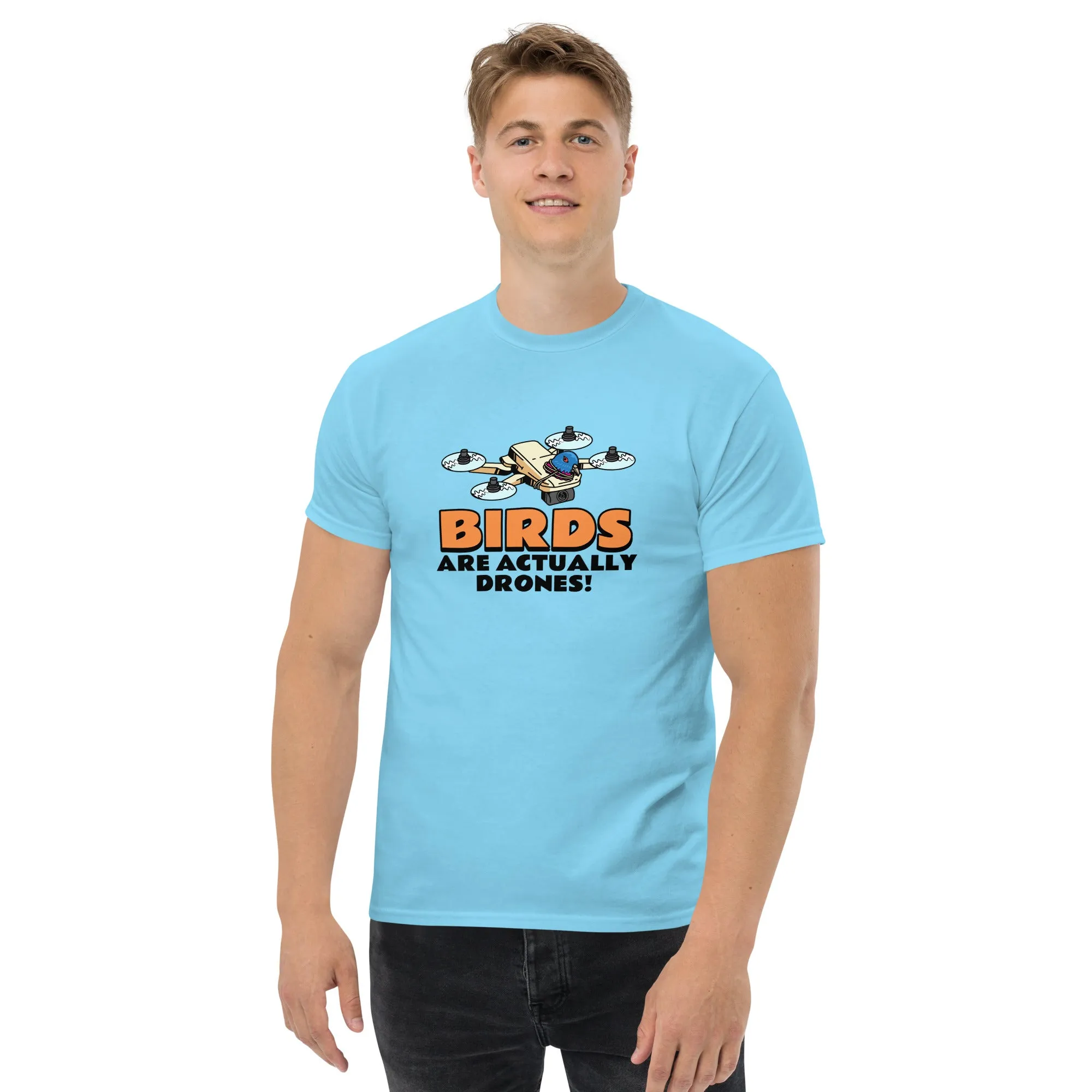 Birds are drones Men's classic tee