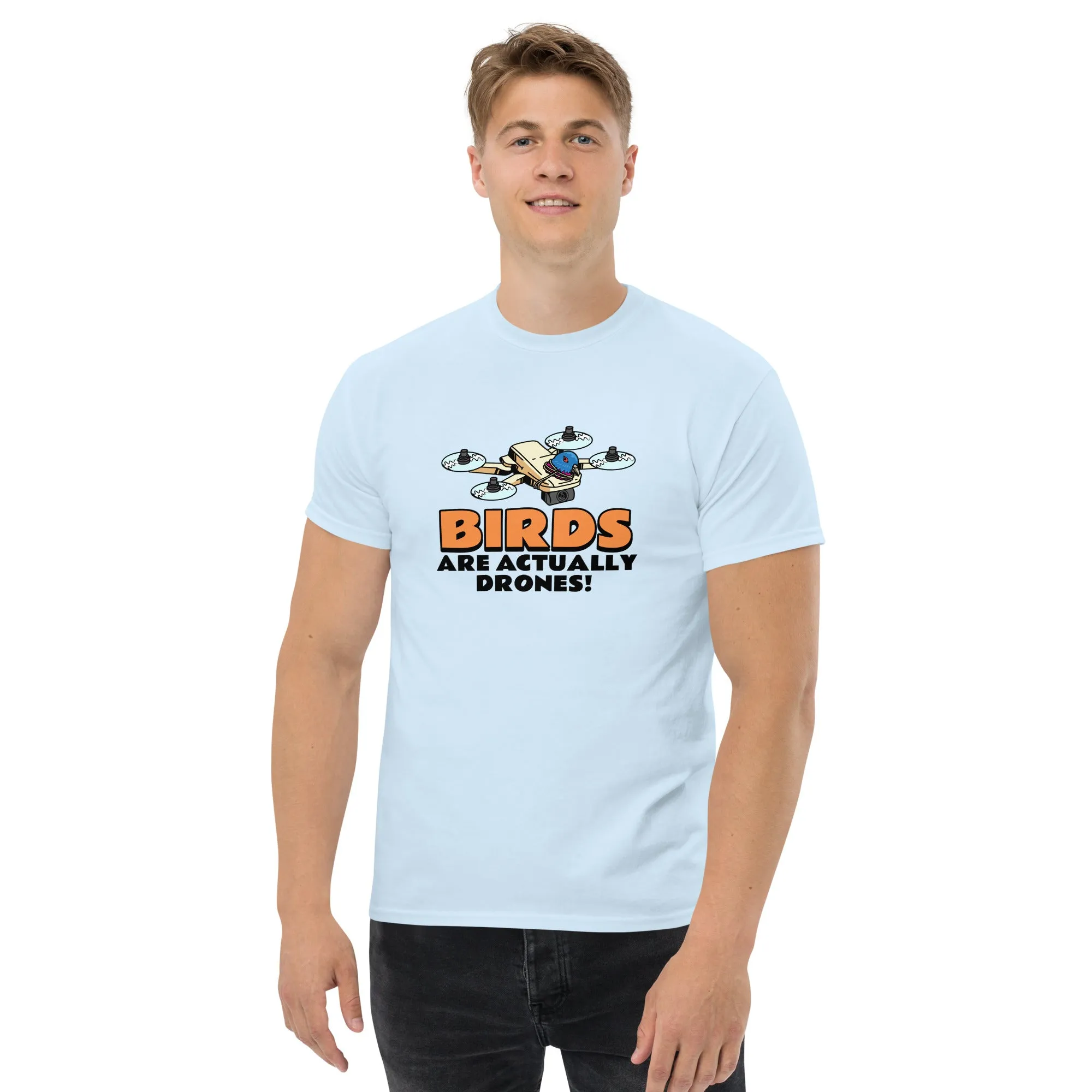 Birds are drones Men's classic tee