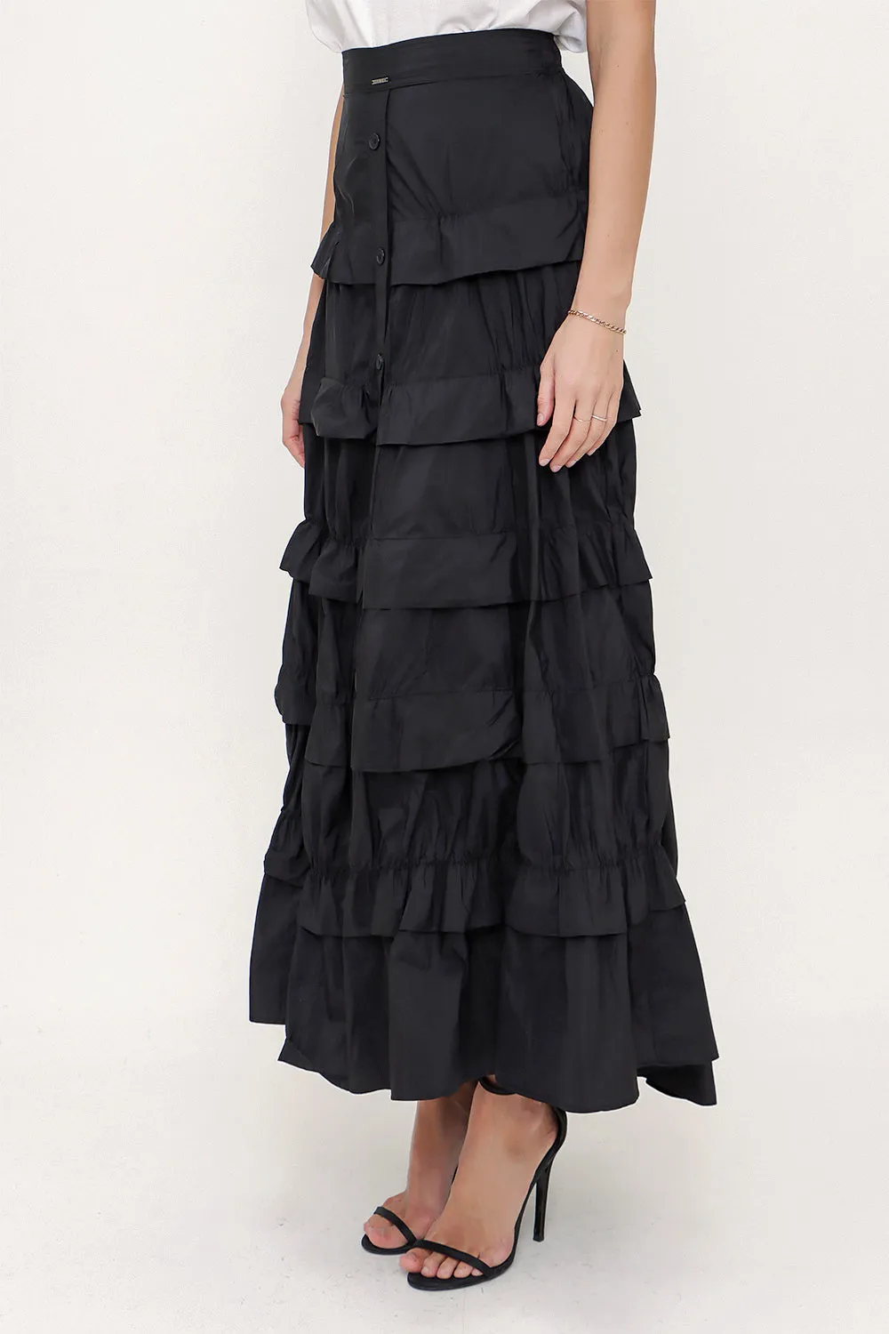 Black Pleated skirt 81168