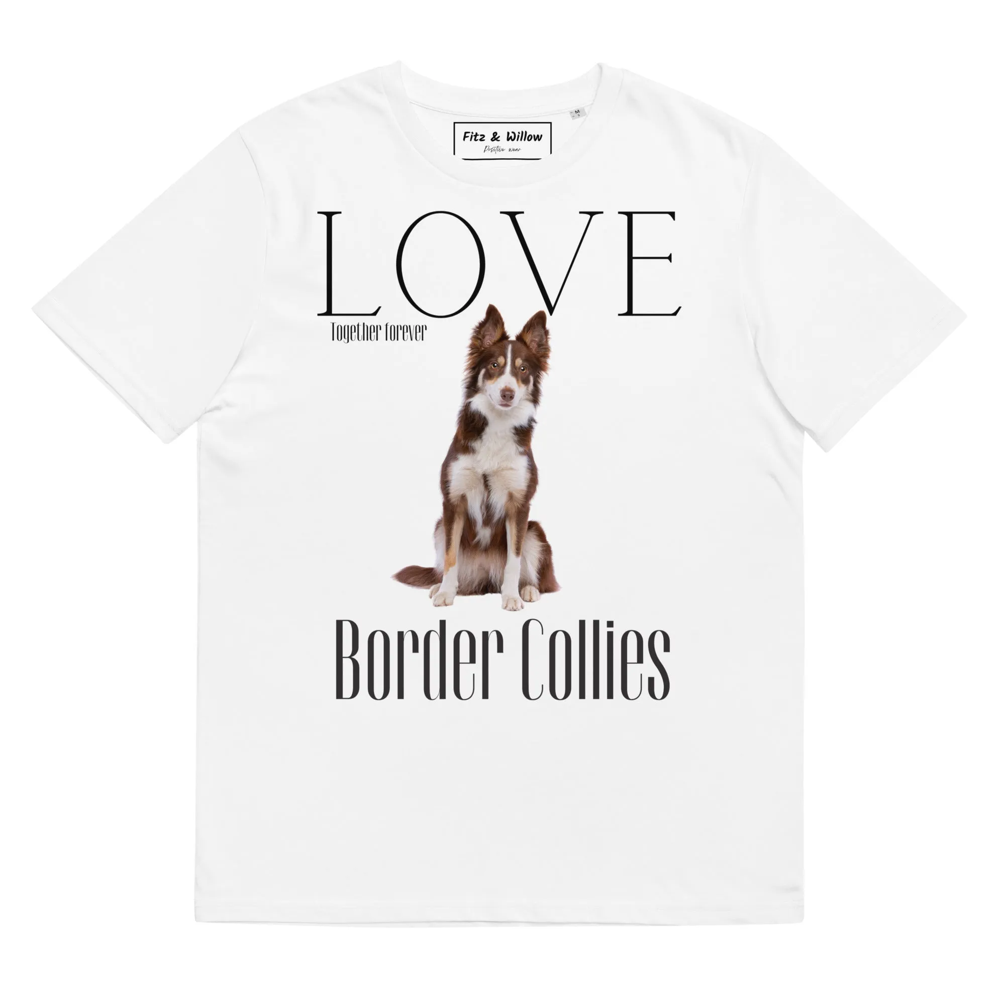 Border Collies lovers sustainable t-shirt