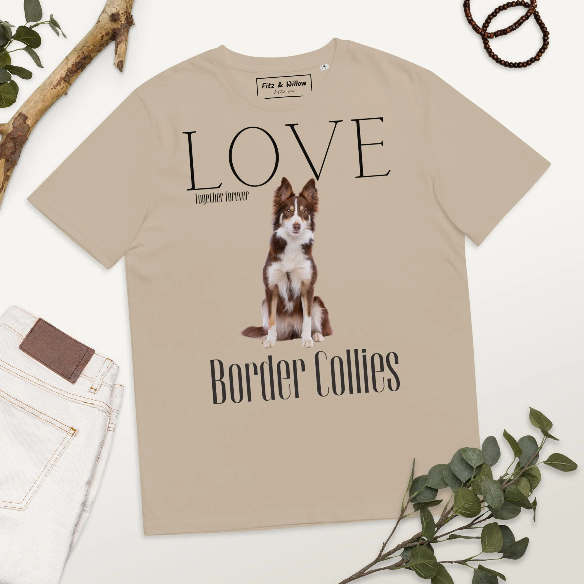 Border Collies lovers sustainable t-shirt