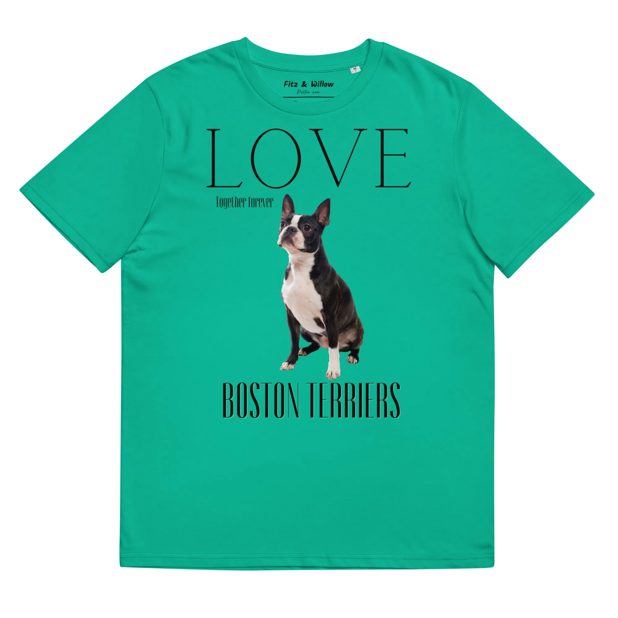 Boston Terrier Lovers organic t-shirt