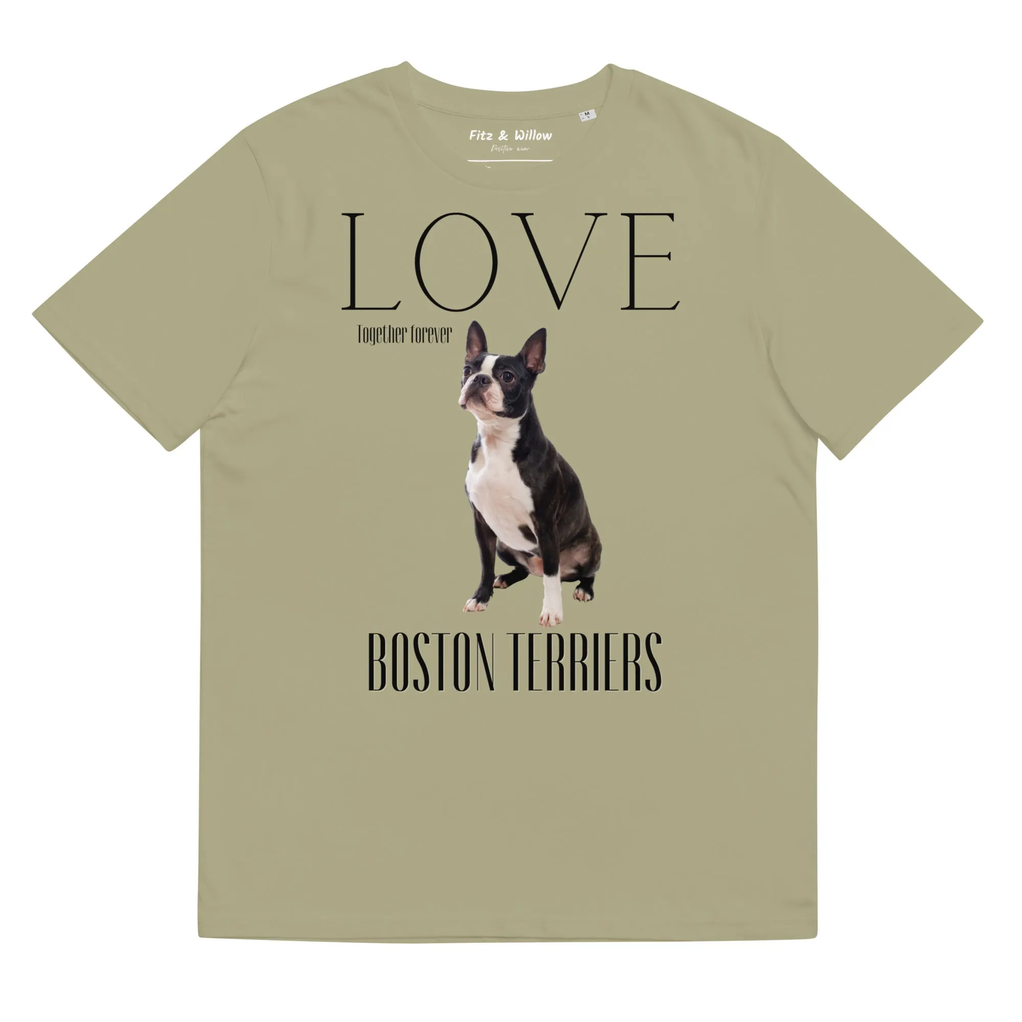 Boston Terrier Lovers organic t-shirt