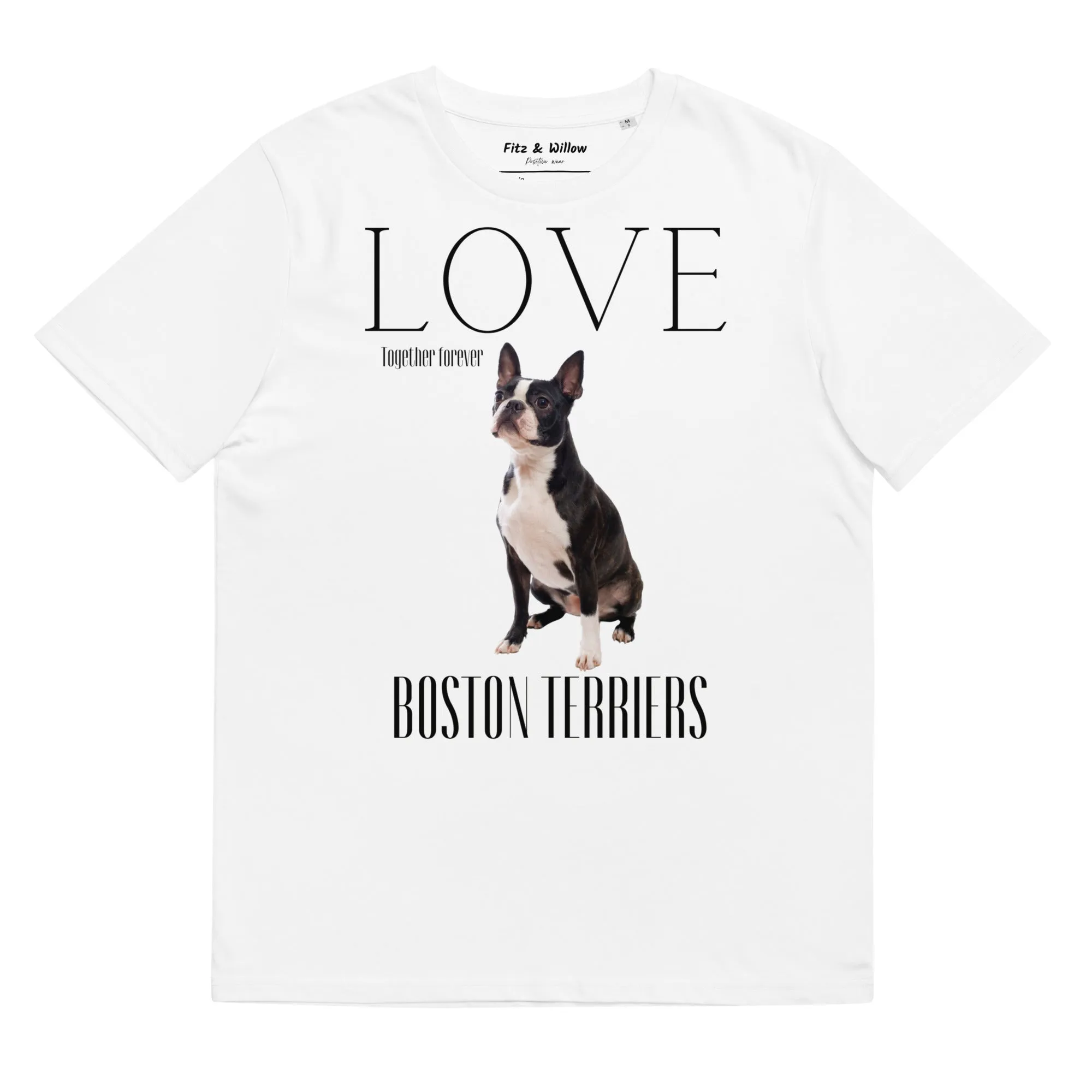 Boston Terrier Lovers organic t-shirt