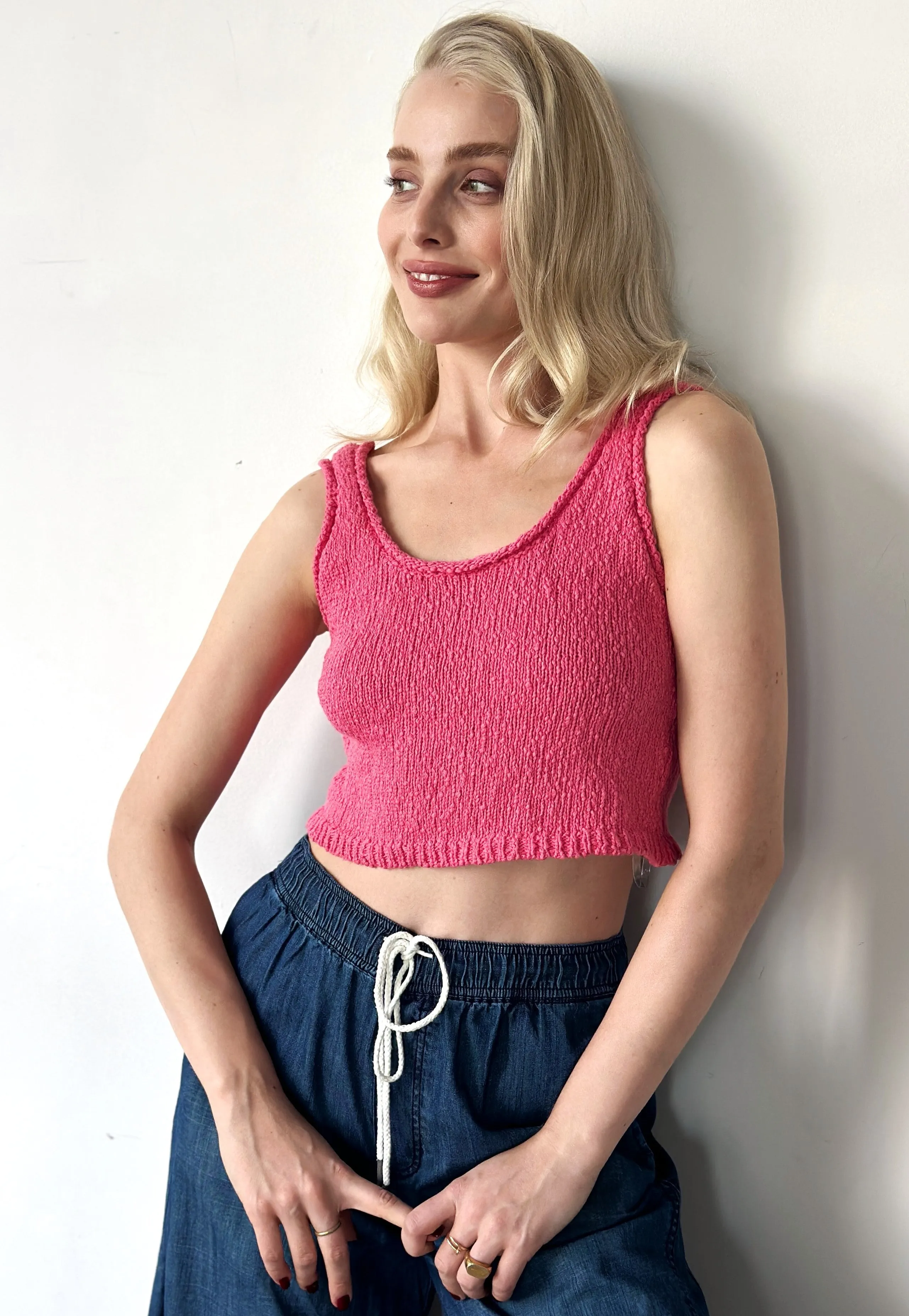 Boucle Crop Top