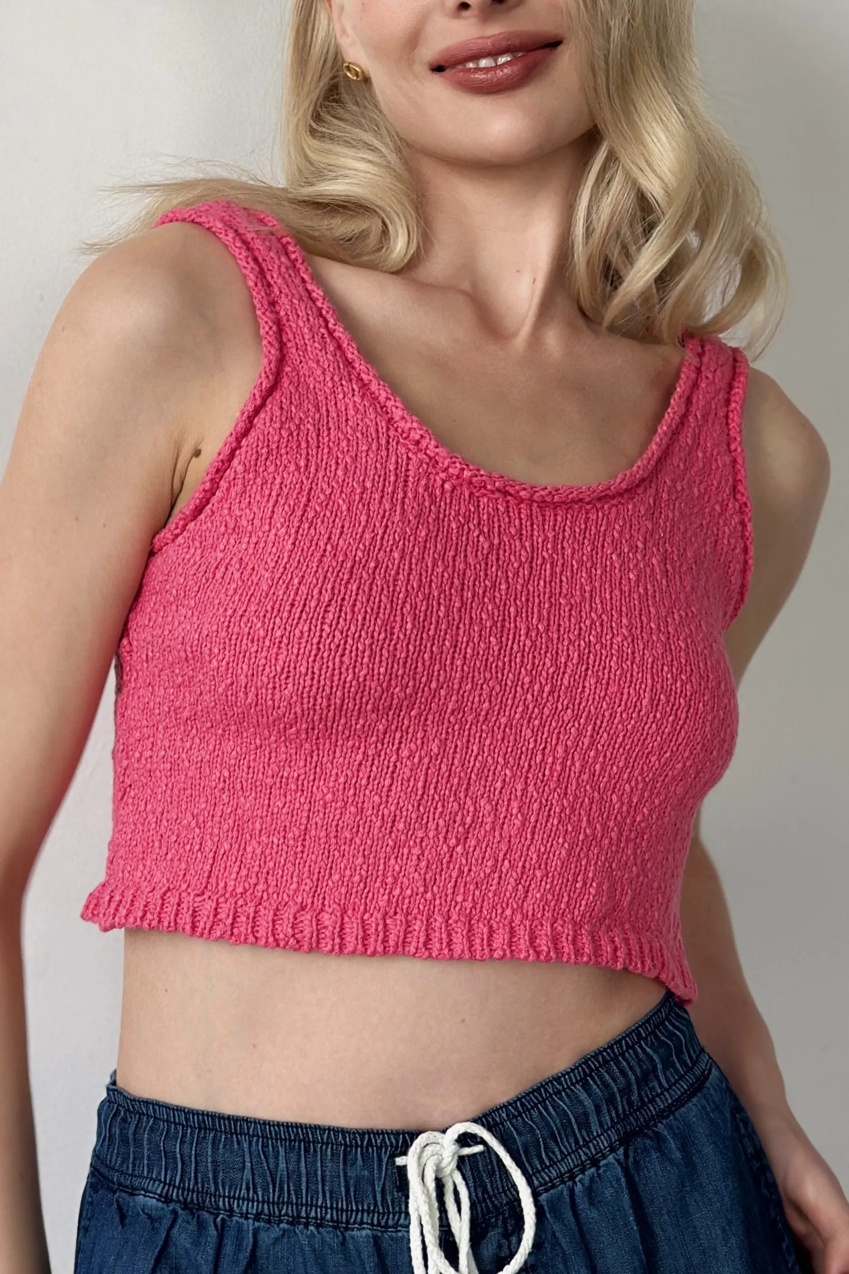 Boucle Crop Top