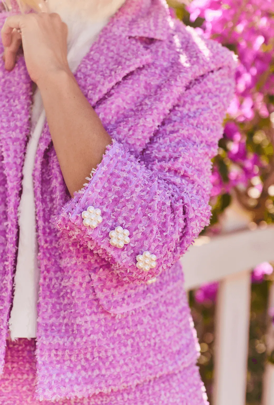 Boxy Blazer - Violet Confetti