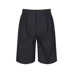 Boys Grey School Shorts