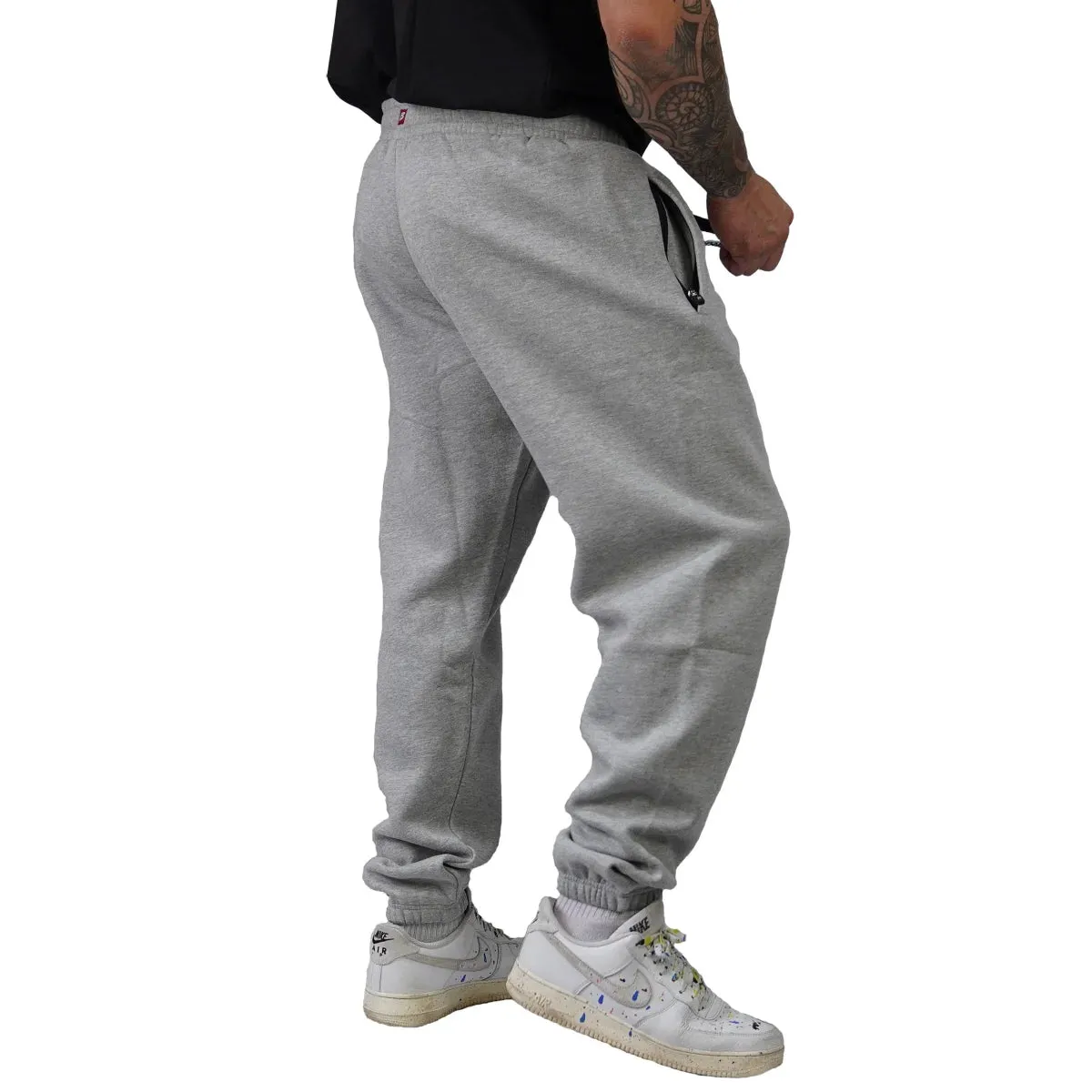 Brachial Tracksuit Trousers Smooth - Grey melange