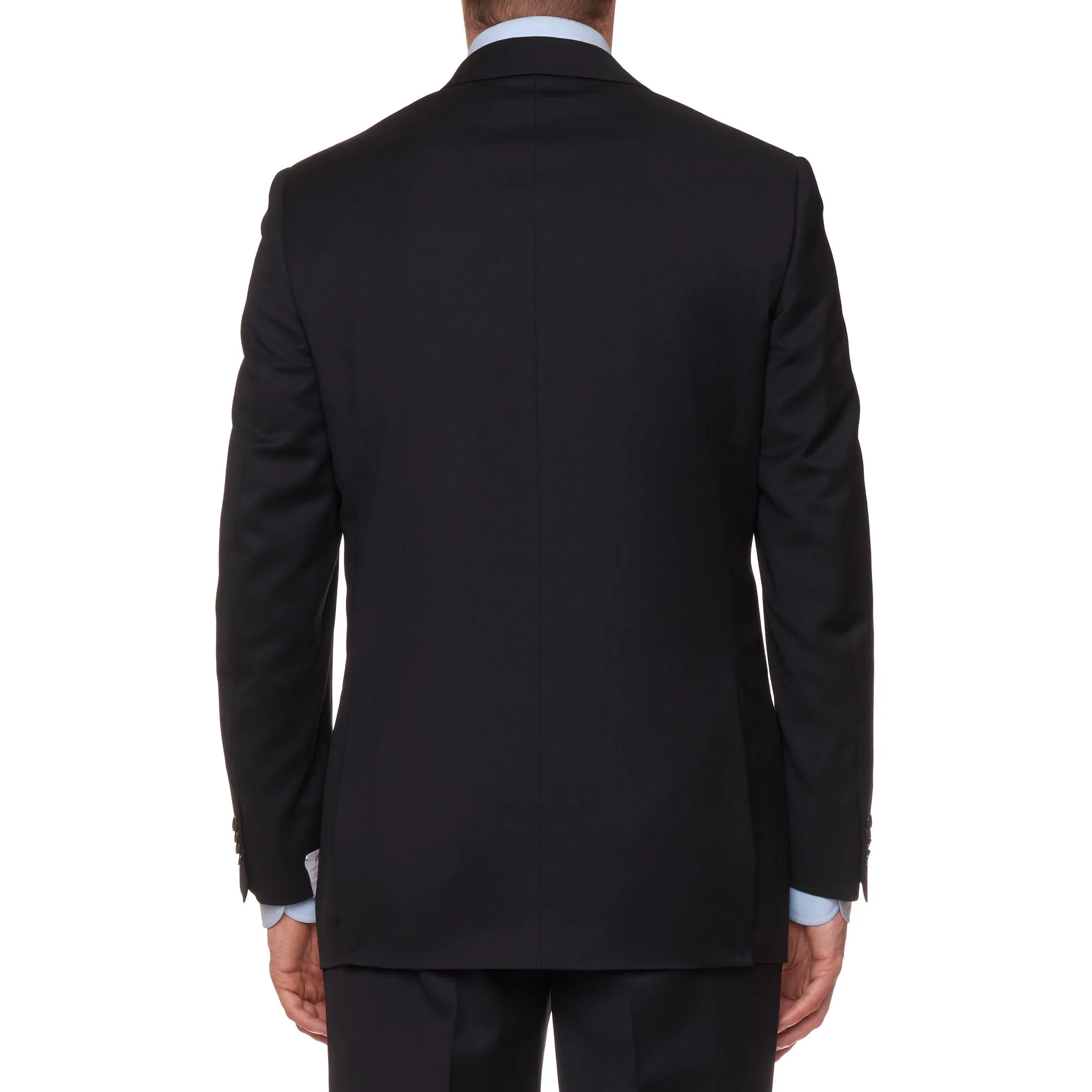 BRIONI "CATONE" Handmade Black Luxury Wool Suit EU 60 NEW US 50