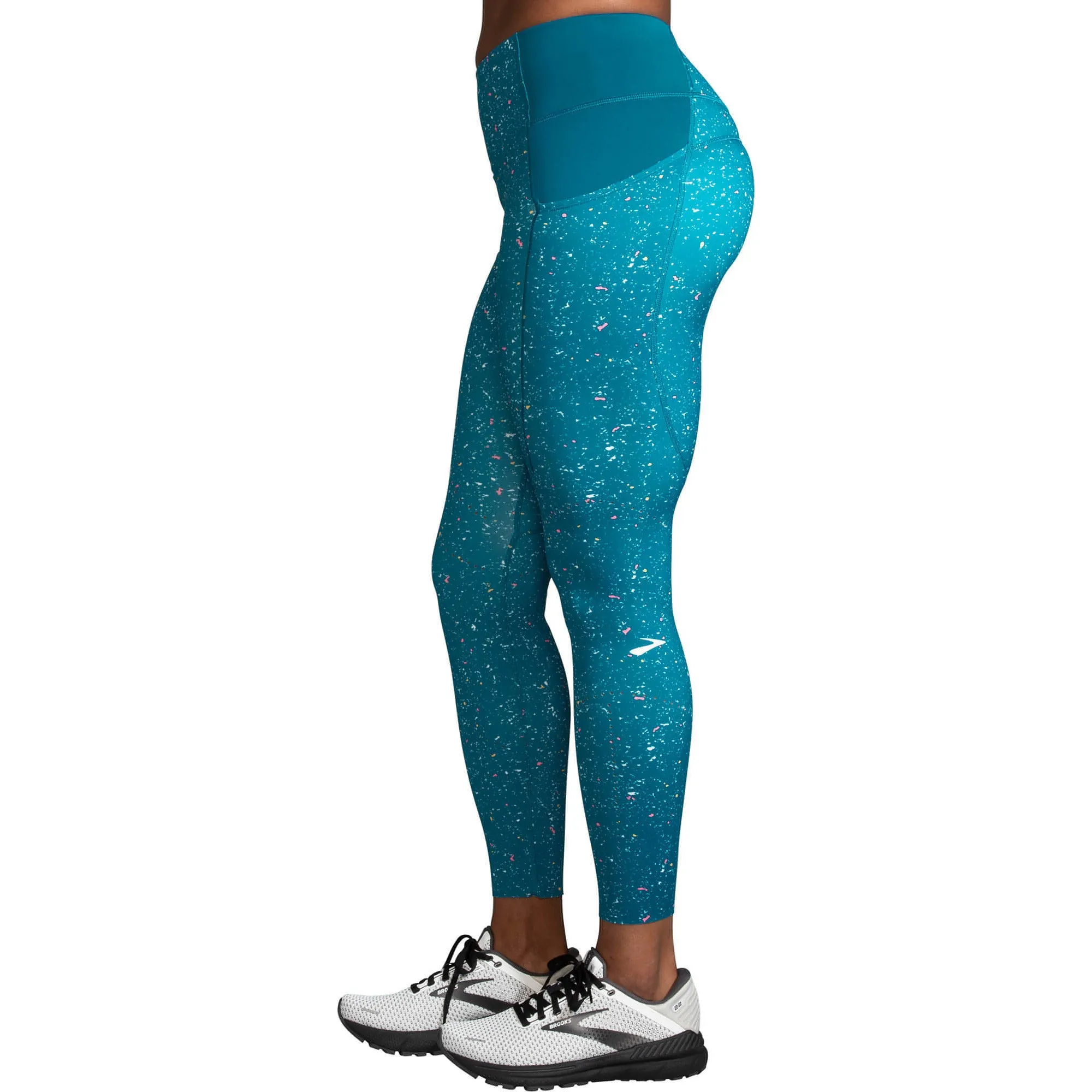 Brooks Method Womens 7/8 Running Tights - Blue