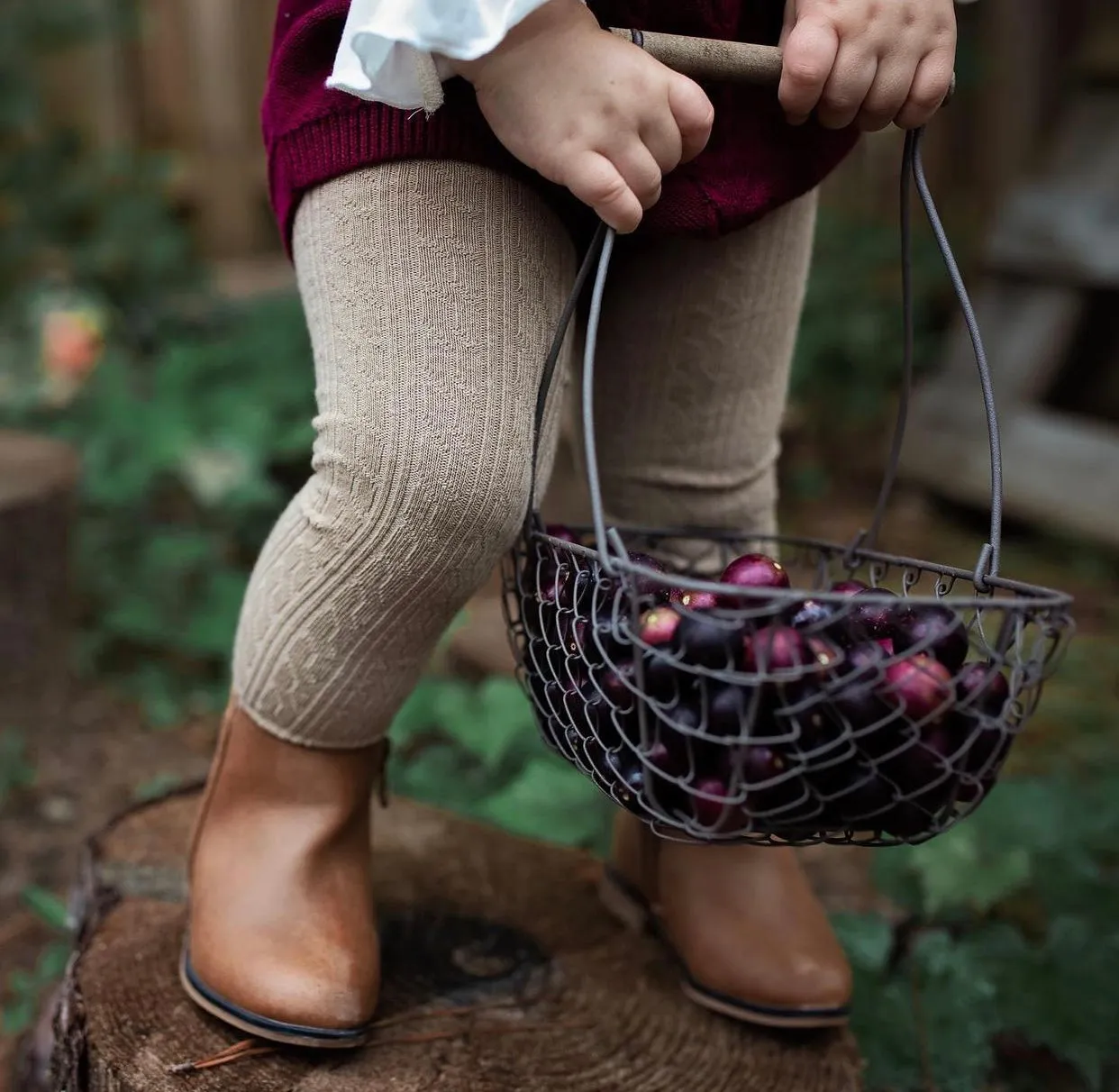 Cable Knit Tights