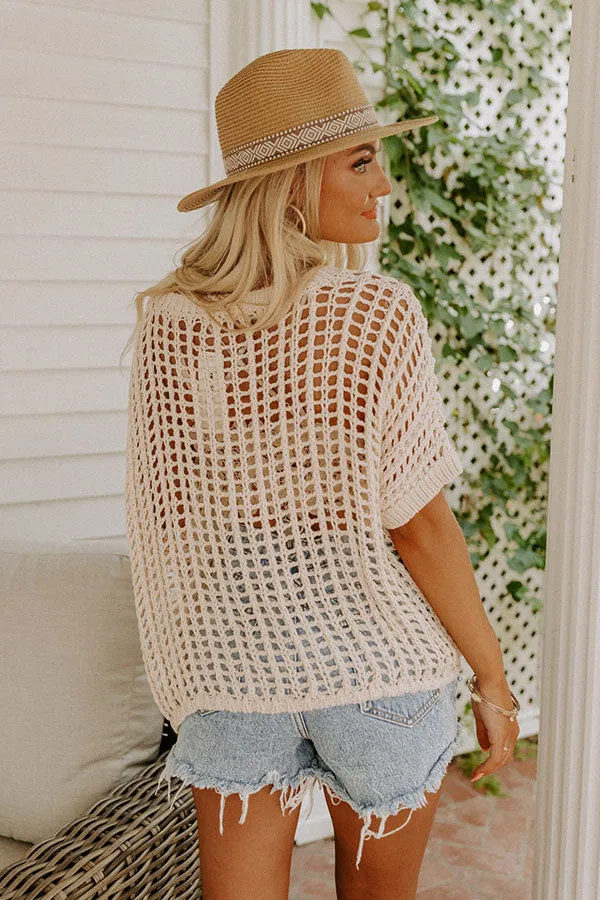 Calmer Waters Knit Top